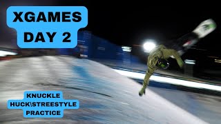 XGAMES 2024  DAY 2  KNUCKLE HUCK\STREETSTYLE PRACTICE [upl. by Earized825]