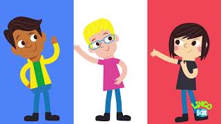 French Say your name song  Tu tappelles comment Je mappelle French song French songs for kids [upl. by Fen]