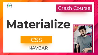 Adding mobile friendly navbar in materialize css [upl. by Sugihara]