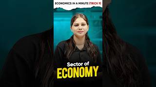 Sectors of Economy  Economics in a Minute✨Trick 9 ytshorts magnetbrains [upl. by Chi]