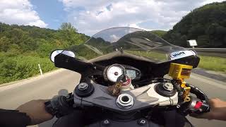 Kawasaki zx6r 2008 on fire Akrapovic  First time  acceleration [upl. by Damas]