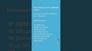 Case Study Angina amp Arrhythmias  NCLEXRNPN [upl. by Aicssej511]