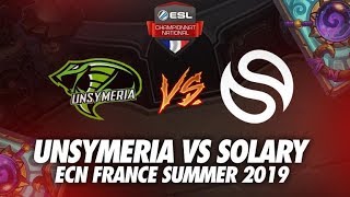 Unsymeria VS Solary  ECN France Summer 2019  BO7 [upl. by Aggi]