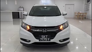 Honda HRV 15 LX CVT Revcam 2015 White Keyless  SKT7175Y [upl. by Gallager517]