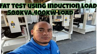 FAT TEST USING INDUCTION LOAD 500KVA 400KW [upl. by Lanoil]