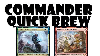 Lonis Cryptozoologist and Ragavan Nimble Pilferer  Commander Quick Brew [upl. by Illom]