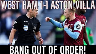 Opportunity missed  VAR robs cautious Hammers of victory  West Ham 11 Aston Villa [upl. by Sandeep]