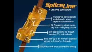 SpliceLine™ InLine Wire Connector Demo [upl. by Aurel239]