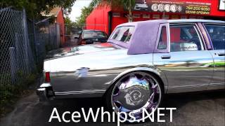 AceWhipsNET Budas Chrome Chevy on 28quots And Chrome FX on 32quot Forgiatos [upl. by Cranford]