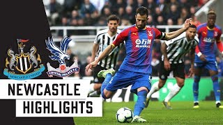 Newcastle 01 Crystal Palace  2 Minute Highlights [upl. by Aihc]