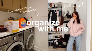 vlog MAJOR closet  laundry organization amp medieval times lol [upl. by Acirat]