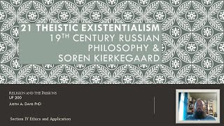 UF200 21 Section IV Theistic Existentialism [upl. by Kerin275]