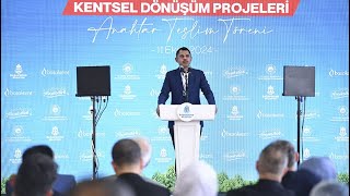 Bakan Kurum  İstanbulun 39 ilçesinde 180 bin konut ve işyeri yenileniyor [upl. by Prem]