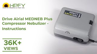 Drive Airial MEDNEB Plus Compressor Nebulizer  Instructions for Use [upl. by Rogovy253]