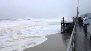 Hurricane Sandy nears Rockaway Beach [upl. by Anomar786]