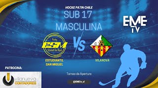 Sub 17 Masculina Estudiantil San Miguel vs Vilanova [upl. by Aynam]