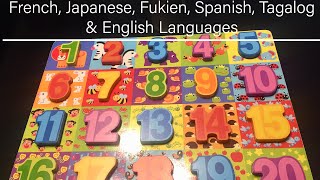 Multilingual child count numbers in 8 languages [upl. by Eelime]