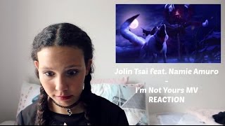 Jolin Tsai Feat Namie Amuro  Im Not Yours MV REACTION AMAZING [upl. by Avrom]