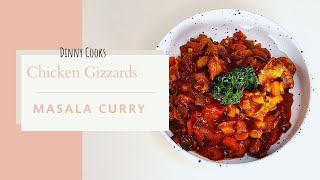 Delicious Chicken Gizzards Curry  South African YouTuber [upl. by Norvil604]