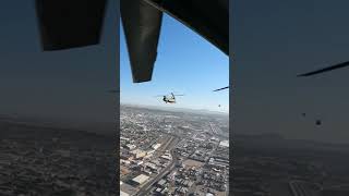 CH47 Fly Over El Paso Downtown [upl. by Fifine]