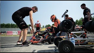 Highlights  FIA Karting European Championship 2022 KZ amp KZ2  R2 Cremona ITA [upl. by Annaynek493]