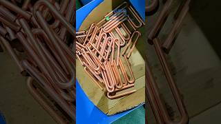 Air Conditioner Hairpin Copper Tube Bending Operation for Condenser amp Evaporator [upl. by Ybor452]