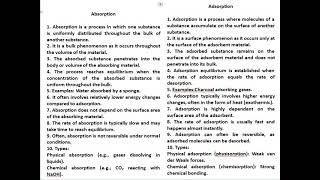 difference between absorption and adsorption [upl. by Ettedranreb]