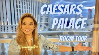 Caesars Palace Julius Tower Room Tour 2022 [upl. by Prem169]