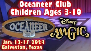 Disney Magic Oceaneer Club Walk Through  Ages 310 [upl. by Gnouhp]