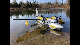 Hobbyking Avios Grumman ALBATROSS 1620mm MAIDEN FLIGHT [upl. by Nnylav513]