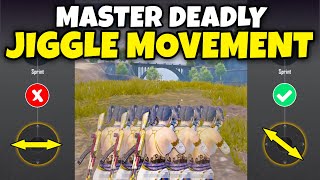 Improve Jiggle Movement  Learn Jiggle like JONATHAN  Make your movement Fast in BGMI  PUBG Mobile [upl. by Eniruam]