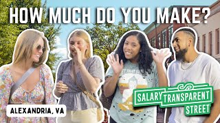 How much do you make Alexandria VA  Salary Transparent Street [upl. by Annyrb]