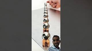 Magnetic maza satisfying marble marblerun magnet magnets shorts [upl. by Vyky28]