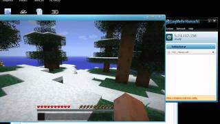 Minecraft วิธีเล่นผ่าน Hamachi 100 [upl. by Fionnula]