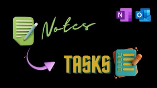 Convert notes to tasks  OneNote to Outlook integration [upl. by Ninehc]