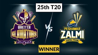 PSL 25th Match Prediction  Peshawar Zalmi vs Quetta Gladiators  TodayMatchPrediction [upl. by Benkley]