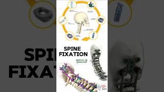 Spine Fixation  medical animation 3d short  BiologywithAliya [upl. by Bergstrom]