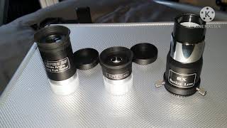 10mm 25mm Eyepieces amp 2x Barlow Review [upl. by Boudreaux]