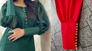 Beautiful Cuff Sleeves cutting and Stitching 2022  Eid Especial [upl. by Thebazile]