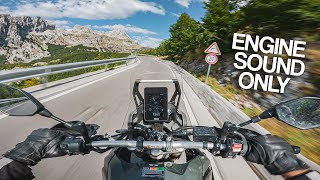 Yamaha Tenere 700 on a stunning mountain road RAW Onboard Whats the T7 like with a passenger [upl. by Nueormahc]