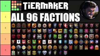 All 96 Factions Strength Ranking Tier List Warhammer 3 [upl. by Eelrac]