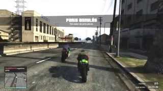 GTA V  Course de moto sportive à Los Santos dans GTA Online ∣ VinceTheVice [upl. by Gunner]