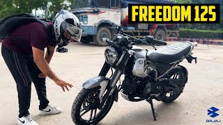 2024 Bajaj Freedom 125 CNG Motorcycle Review  Just Only ₹1 For 1 KMS  Worth Buying [upl. by Aya]