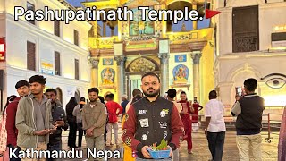 Kathmandu m Pashupatinath Ji k darshan ho gye 🚩 nepal temple kathmandu explorepage dailyvlog [upl. by Mortie54]