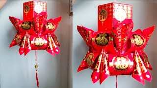 Chinese New Year lantern 038  lunar New Year craft  新年做灯笼 [upl. by Namlak114]