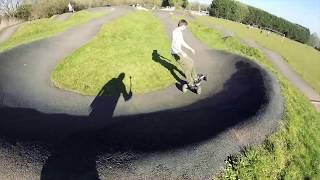 Shepton Mallet BMX Track  Mountainboarding  Feb 2019 [upl. by Paquito]