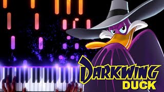 Darkwing Duck  Theme Song Jazz  PianoSynthesia [upl. by Fiedler]