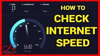 How to Check Your Internet SPEED [upl. by Seidel]