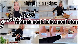 NEW HUGE GROCERY HAUL amp RESTOCK COOKING BAKING AND MEAL PLANNING TIFFANI BEASTON HOMEMAKING 2024 [upl. by Kreit]