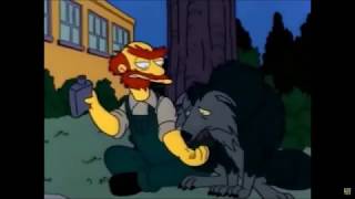 Groundskeeper Willie vs Wolf [upl. by Fidel755]